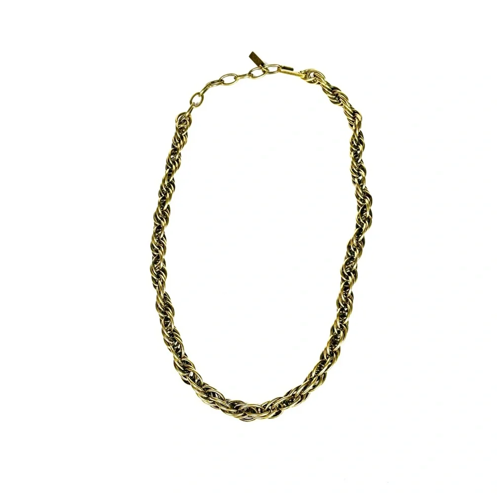 Saint Laurent Women’s Goldtone Chain Belt New W/ Tags